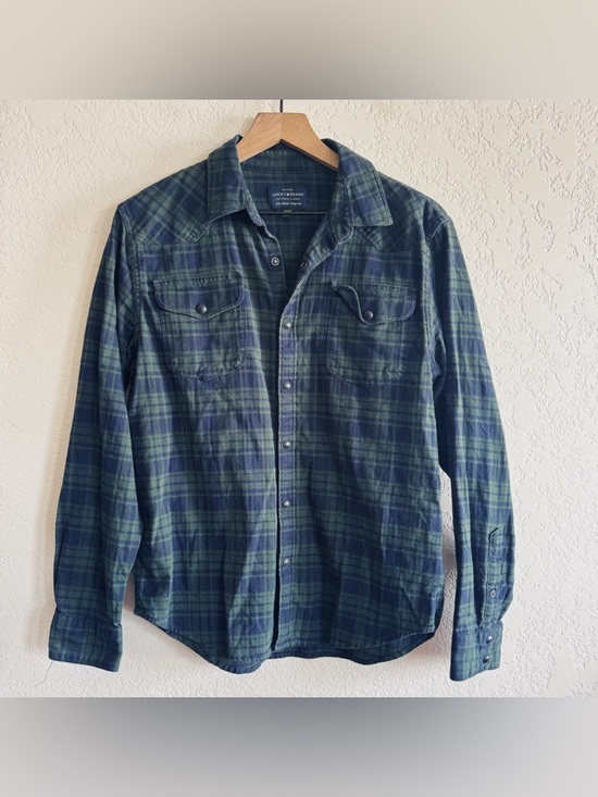 Tops - Lucky Brand | plaid button down flannel | M